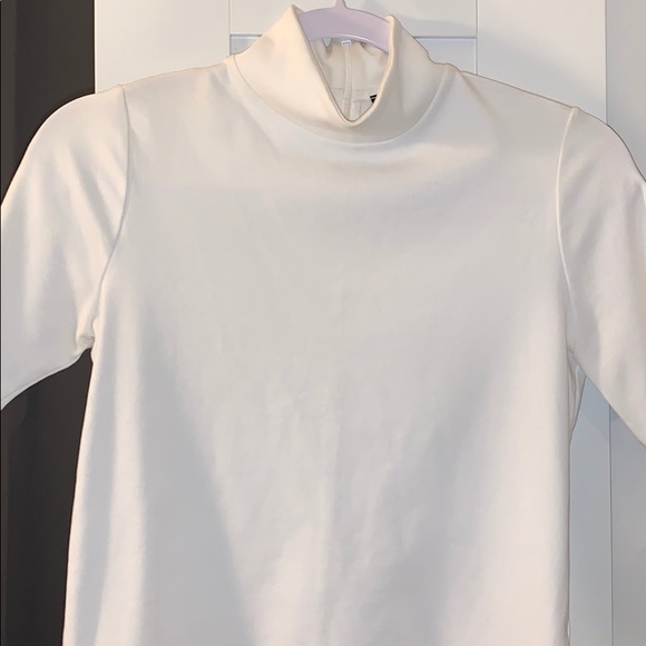 🛍 TOPSHOP MOCK NECK SHIRT - Picture 2 of 4